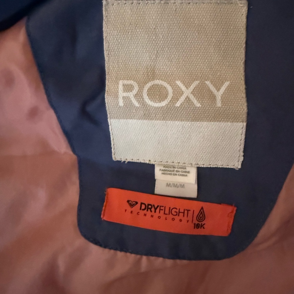 Roxy Blue Jacket With Pink Lining - image 5